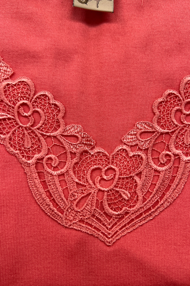 Cleveland Sleeveless - 100% Filoscozia® Cotton with macramé