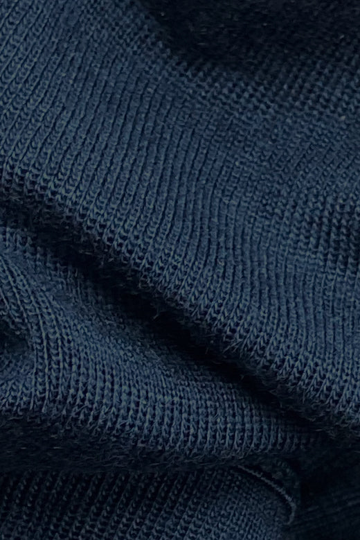 Men's sleeveless sweater Monviso in silk wool - V-neck and breathability