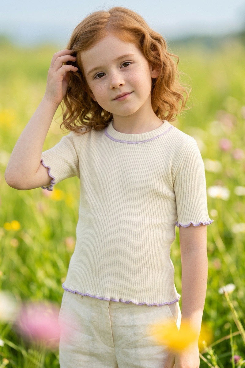 Anita Sleeveless - Wool Silk with little lace