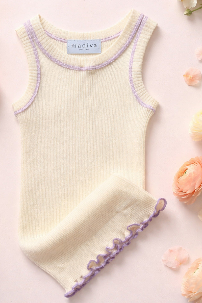 Anita Sleeveless - Wool Silk with little lace