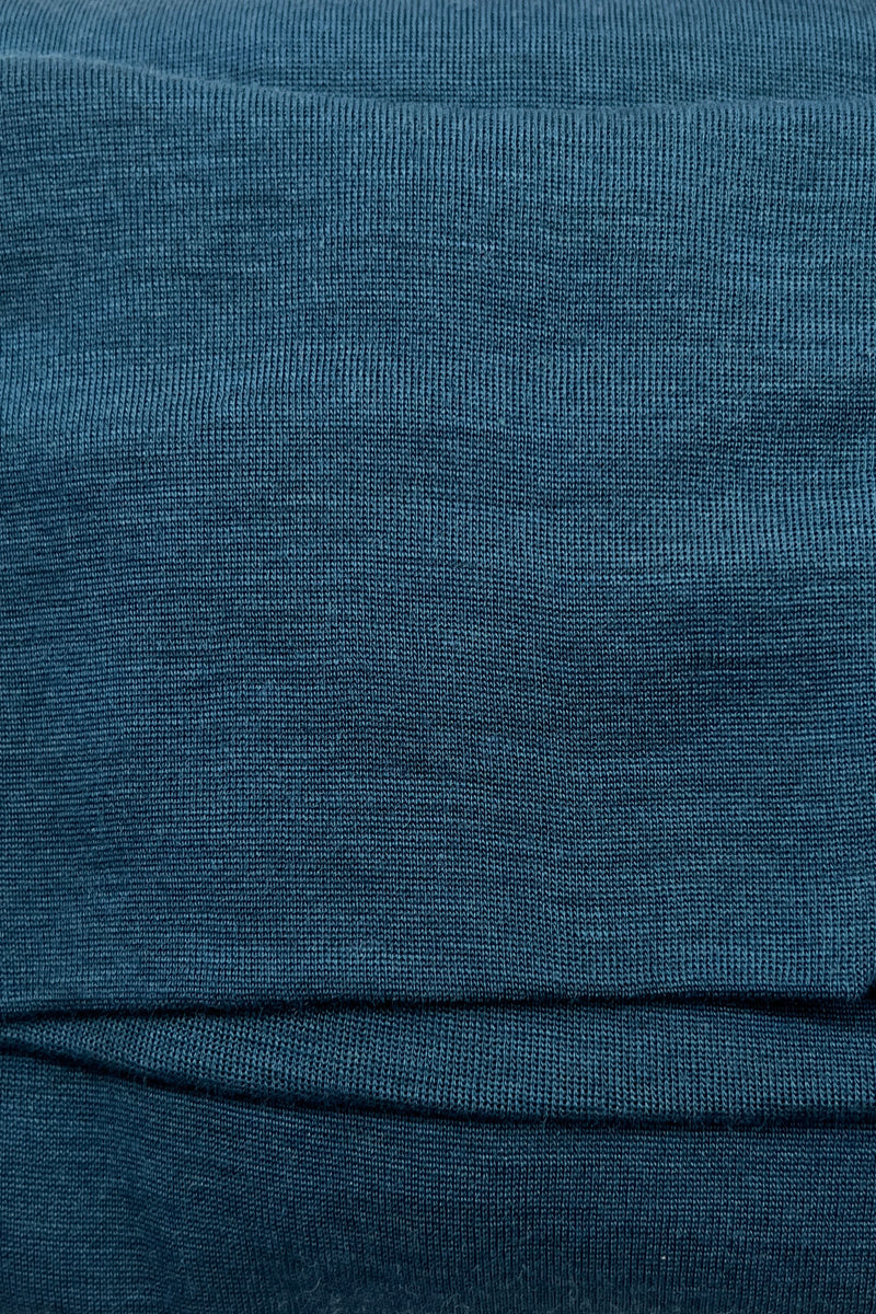 Zoe - Long sleeve turtleneck in silk wool 