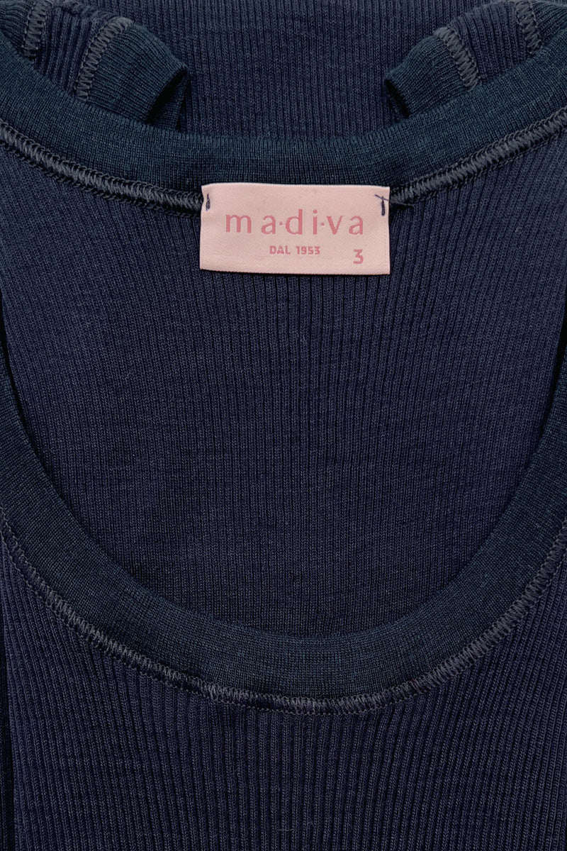Women's tank top Otti in merino wool and silk NEW - Wide ribbed straps