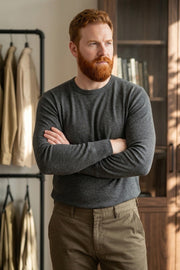 Renato Long Sleeve Turtleneck - Warm Fleece Cotton