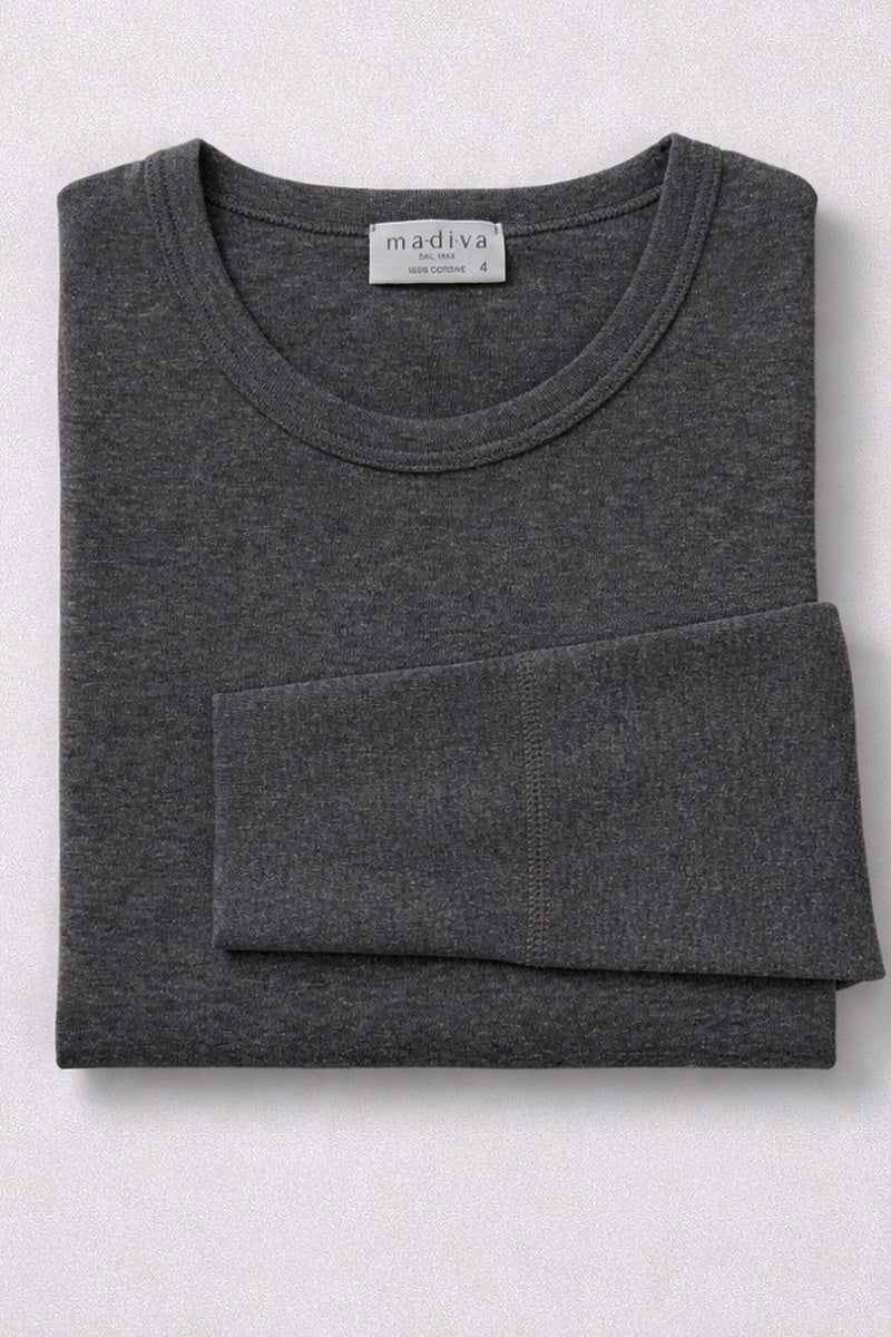 Renato Long Sleeve Turtleneck - Warm Fleece Cotton