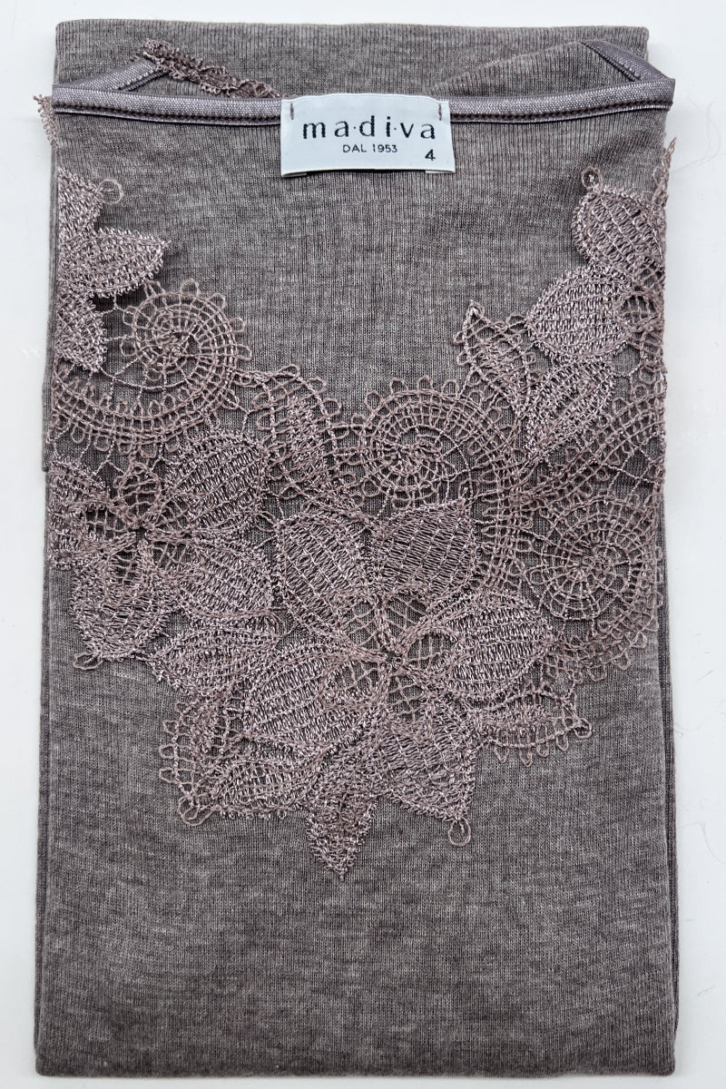 Smanicato da donna Sandrine・Smanicato in modal lana - Con elegante macramé