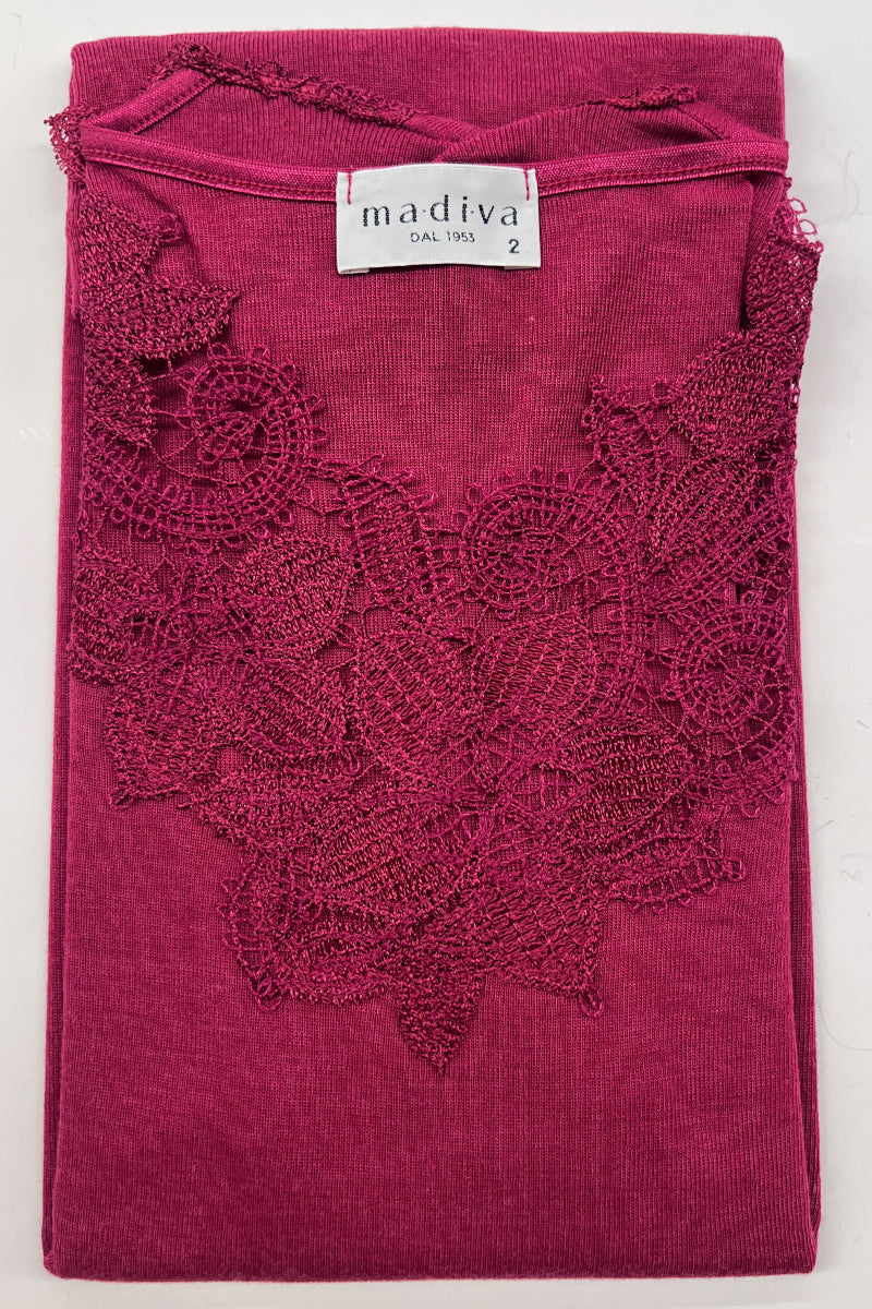 Smanicato da donna Sandrine・Smanicato in modal lana - Con elegante macramé