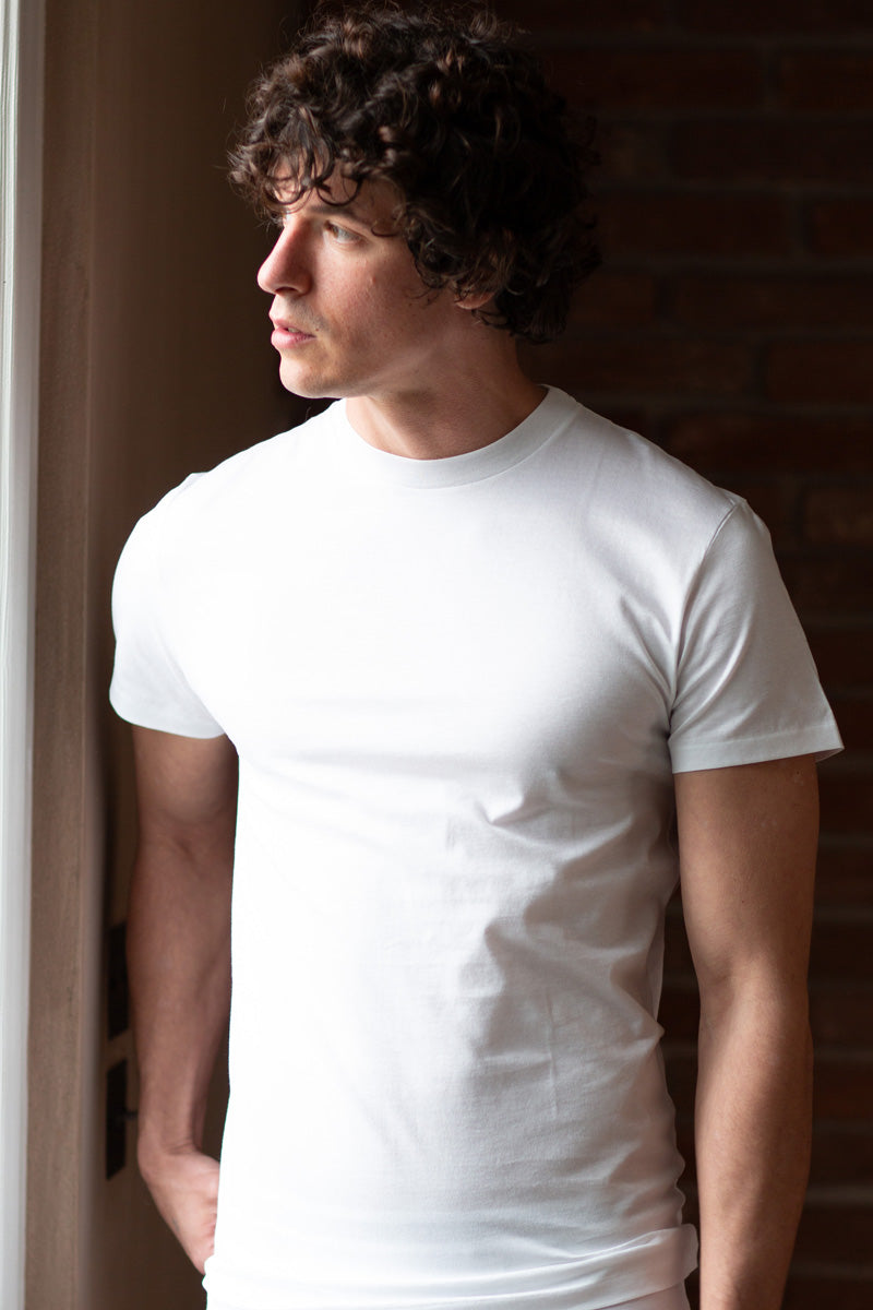 Maglietta da uomo Stefano in Cotone - Caldo, confortevole e avvolgente