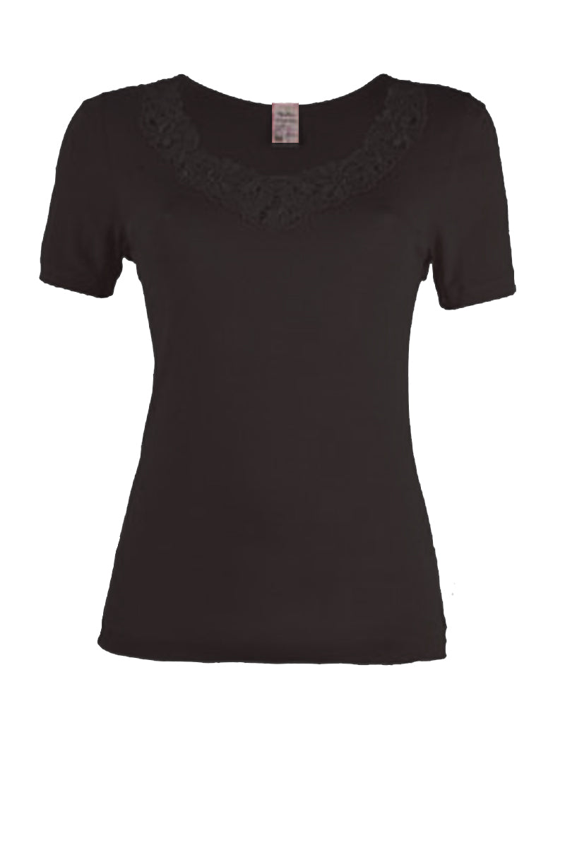 Lulù Sleeveless -100% Filoscozia® Cotton with macramé