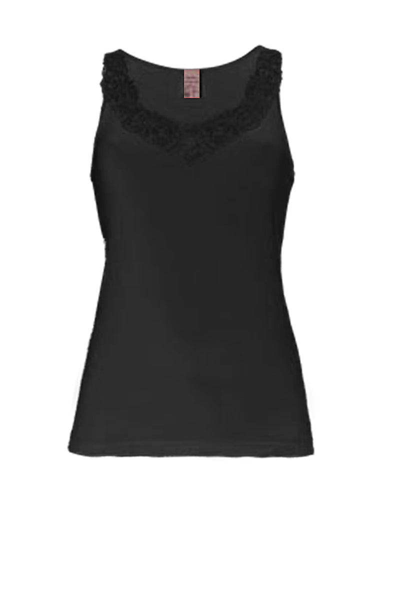 Lulù Sleeveless -100% Filoscozia® Cotton with macramé
