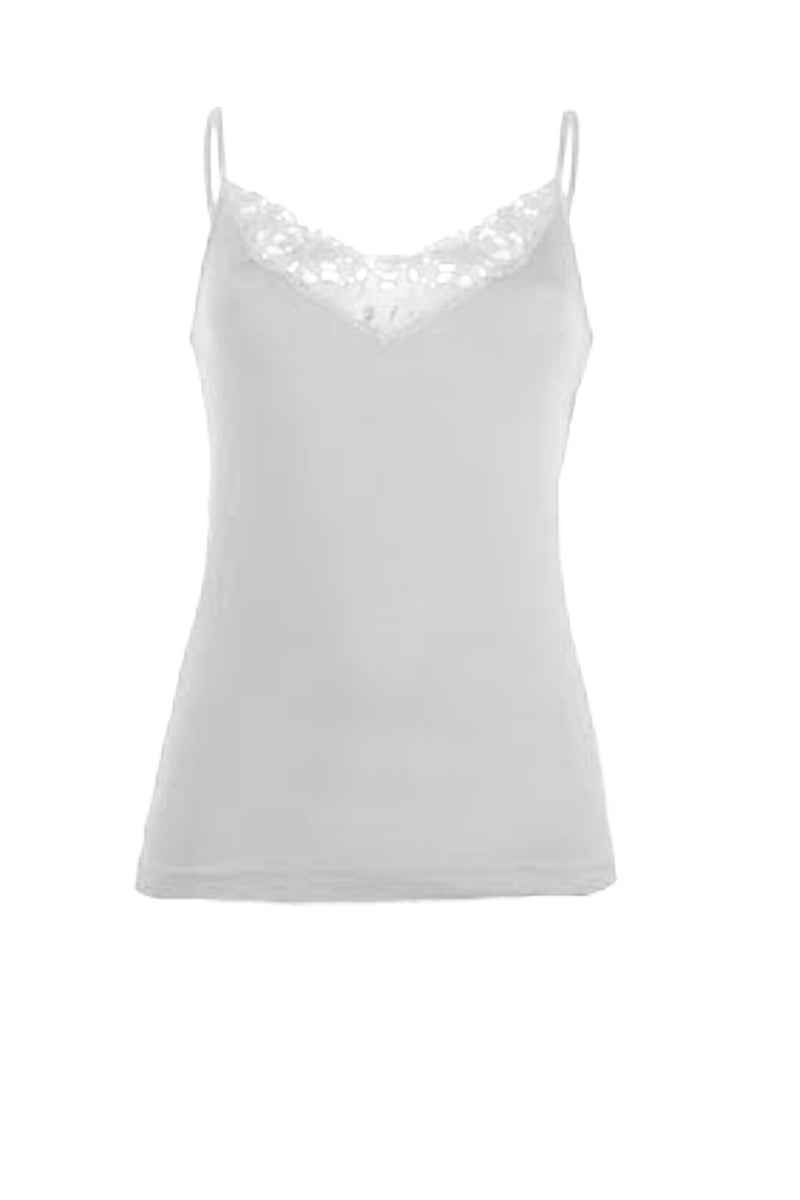 Lulù Sleeveless -100% Filoscozia® Cotton with macramé