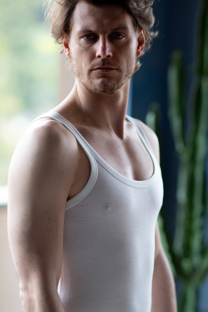 Trapani Tank top - Outside: 60% wool 40% acrylic Inside: 100% cotton