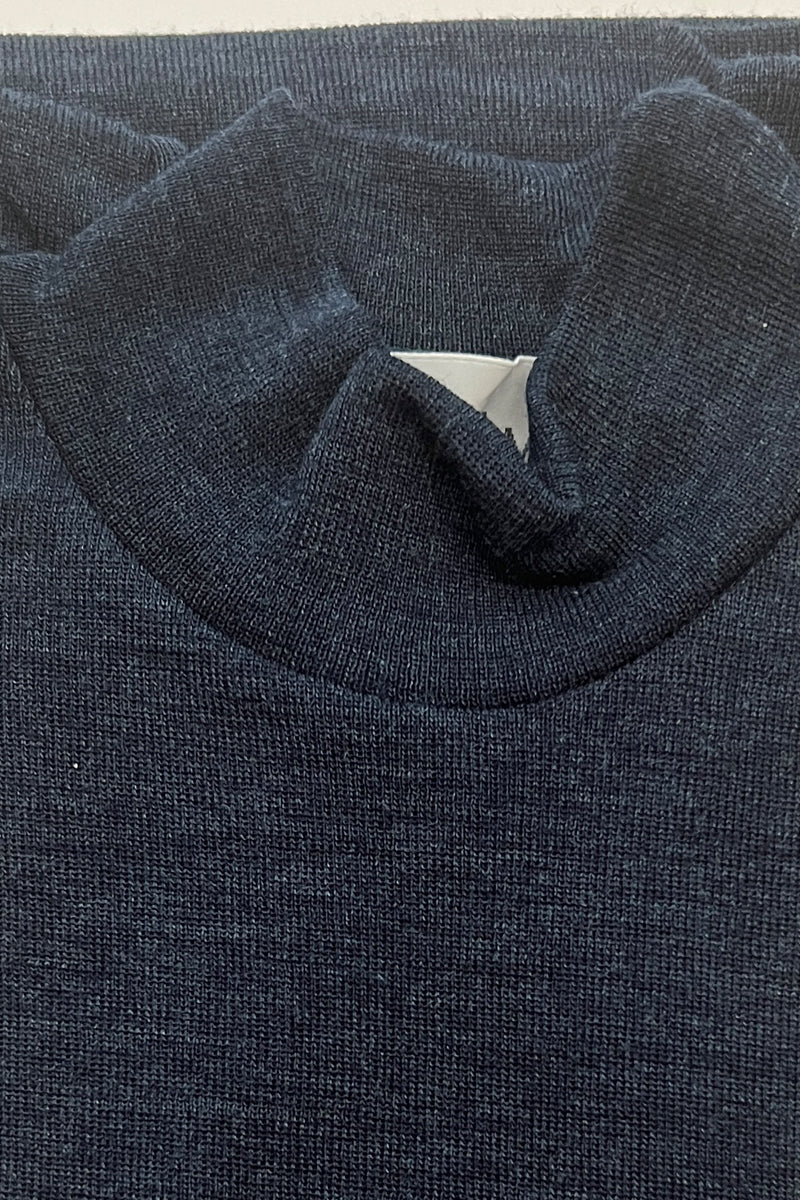 Children's turtleneck sweater Trottola in wool and silk - Gentle on the skin