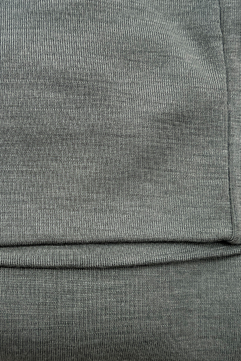 Zoe - Long sleeve turtleneck in silk wool 