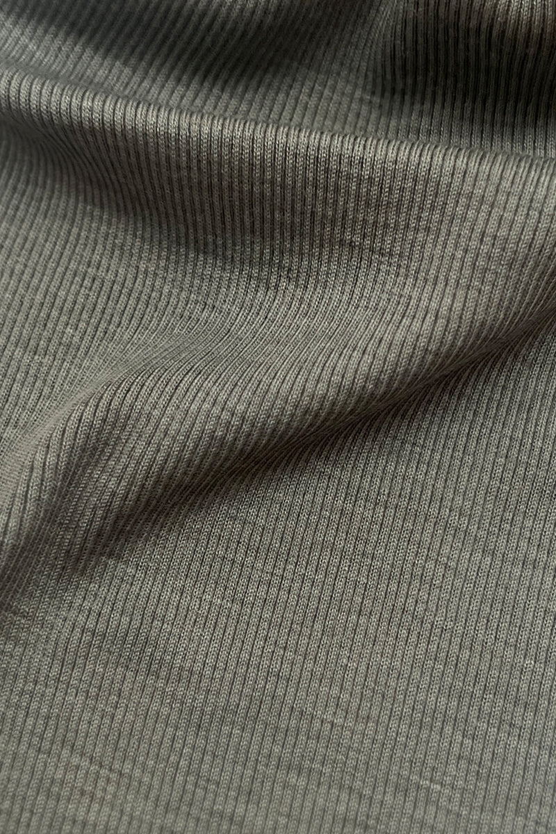 Canotta da donna Amelie in lana seta - Spalla stretta e pizzetto elastico