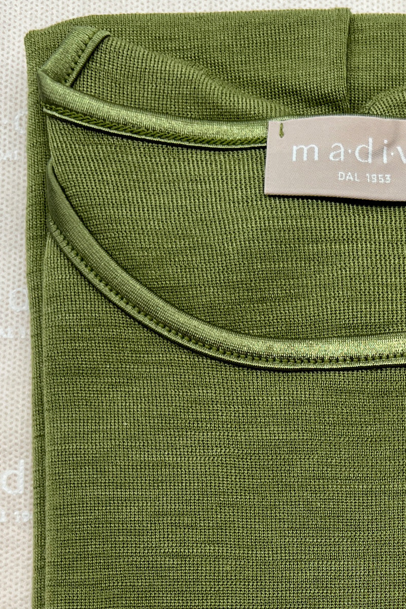 Zoe - Long sleeve turtleneck in silk wool 