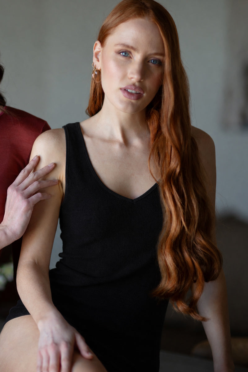 Sara Sleeveless - Tubolar Wool Silk