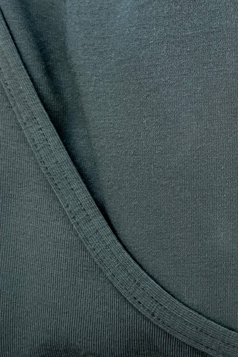 Maglia da donna Venere in Micromodal e Lycra - Manica lunga con collo a t-shirt