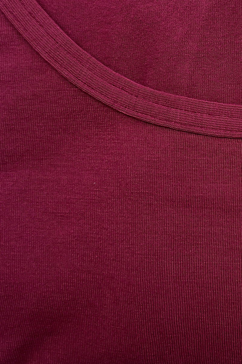 Maglia da donna Venere in Micromodal e Lycra - Manica lunga con collo a t-shirt
