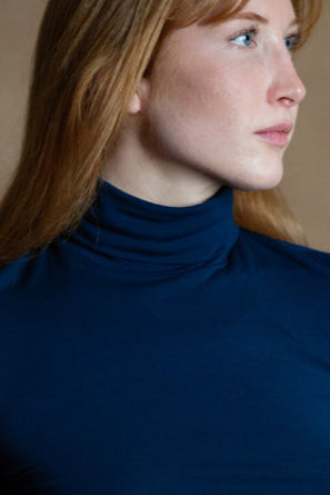 Venere Sleeveless Turtleneck - Bi-elastic Micromodal