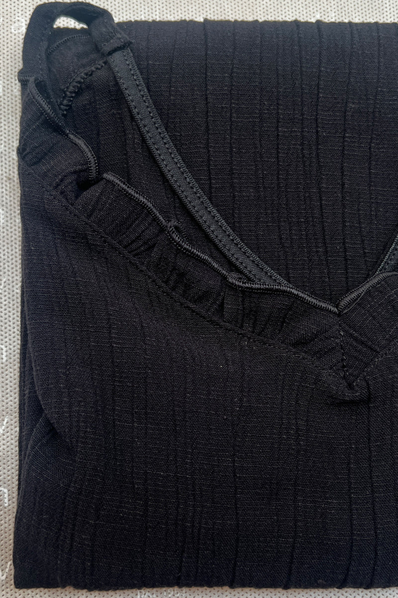 Women's Spaghetti Strap Top Vento in Viscose Linen - Soft Fit and Shiny Appearance