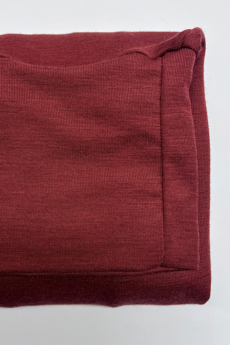 Zoe - Long sleeve turtleneck in silk wool 