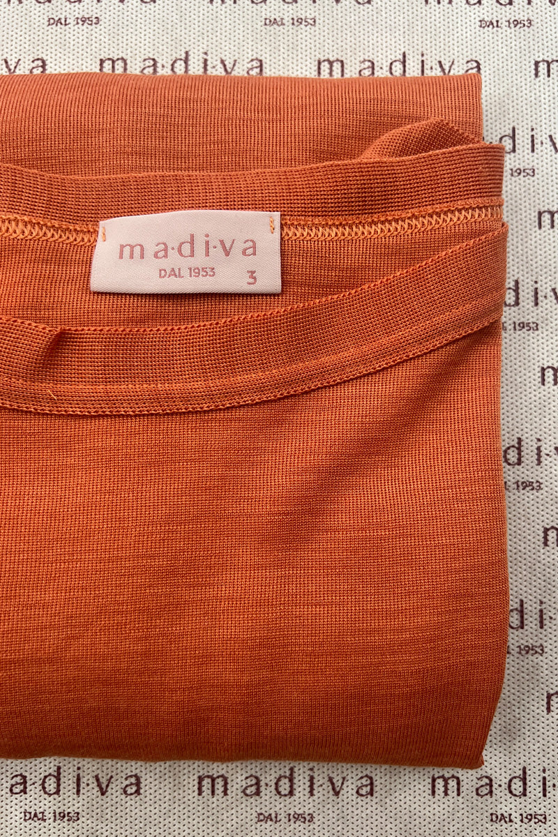 Maglia da donna Zoe in lana seta - Manica lunga e scollo a barchetta Morbida e calda, adatta a pelli sensibili ESCLUSIVA ONLINE