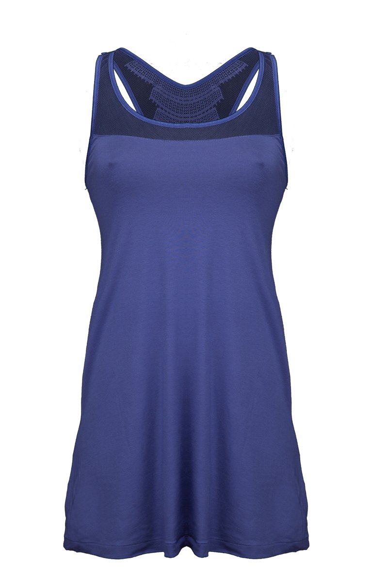 Mini-dress da donna 119 in Viscosa e Elastan - Dettaglio sulla schiena e rete leggera