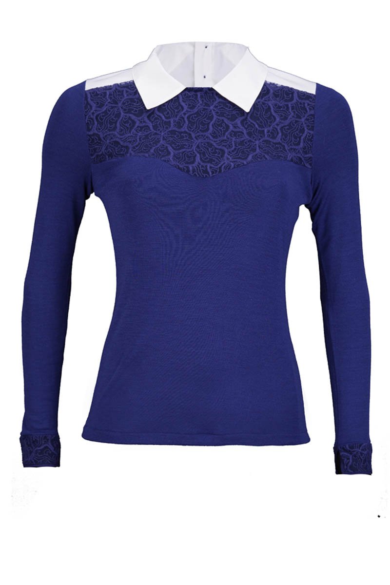 243 04 Under-jacket Shirt collar - Tubolar Wool Silk 