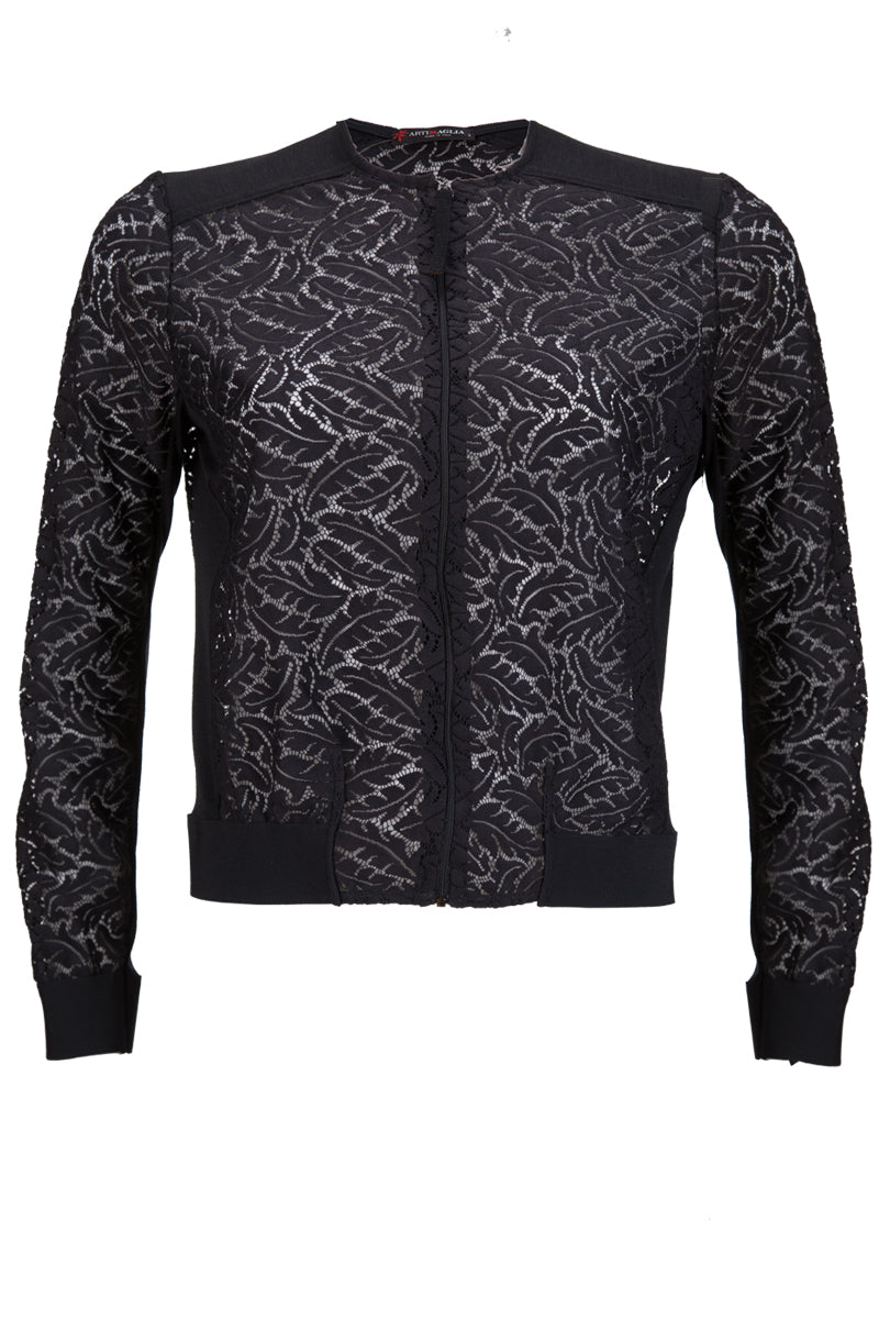 Giubbottino da donna 249 in pizzo - Mix romantico rock