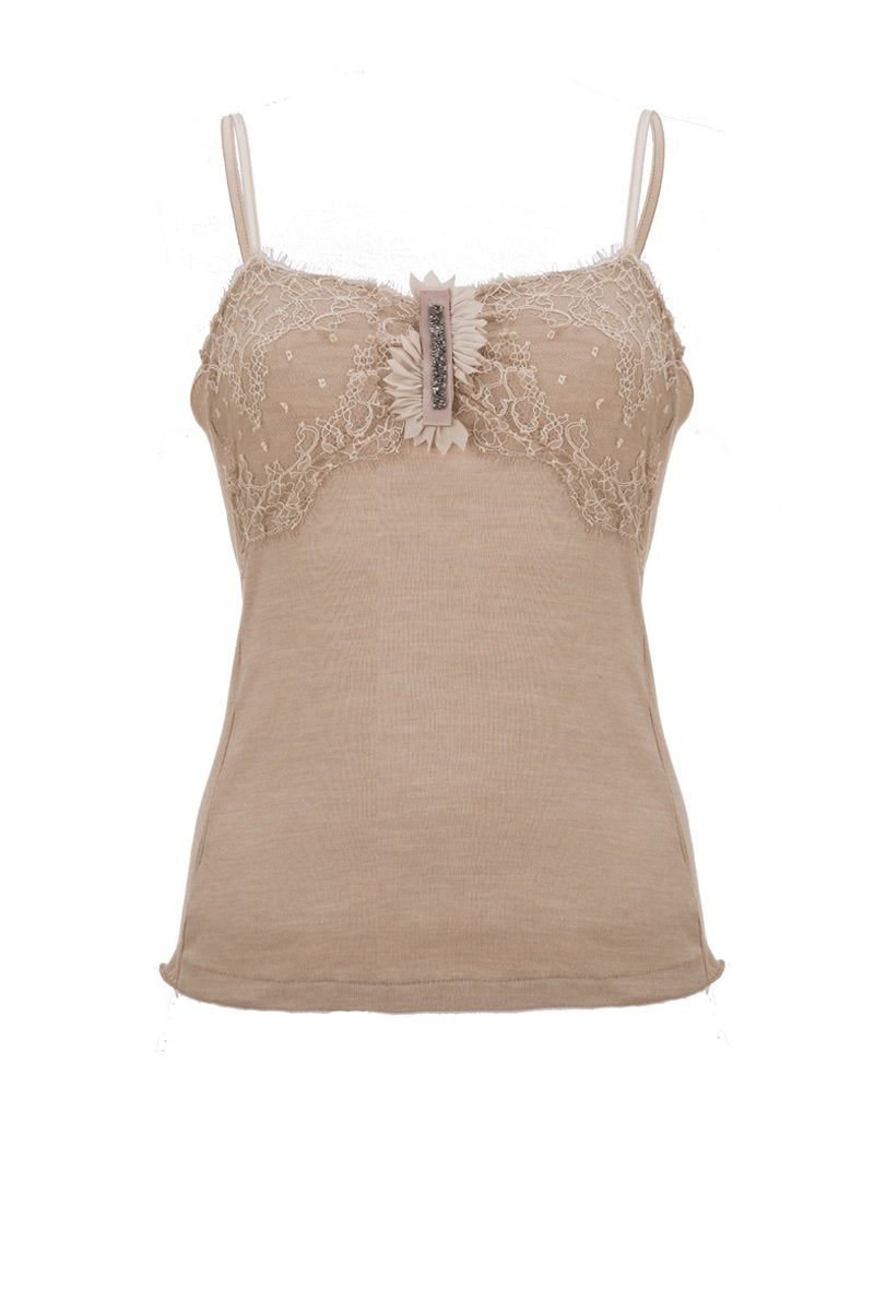 289 01 Camisole Top - Tubolar Wool Silk