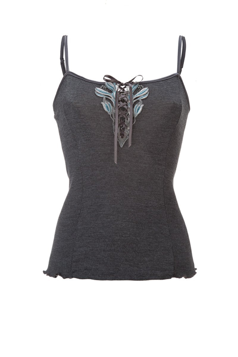 336 01 Camisole Top - Tubolar Wool Silk