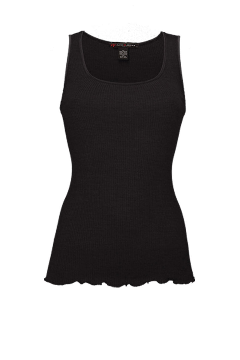 439 02 Sleeveless - Wool Silk Ribbed