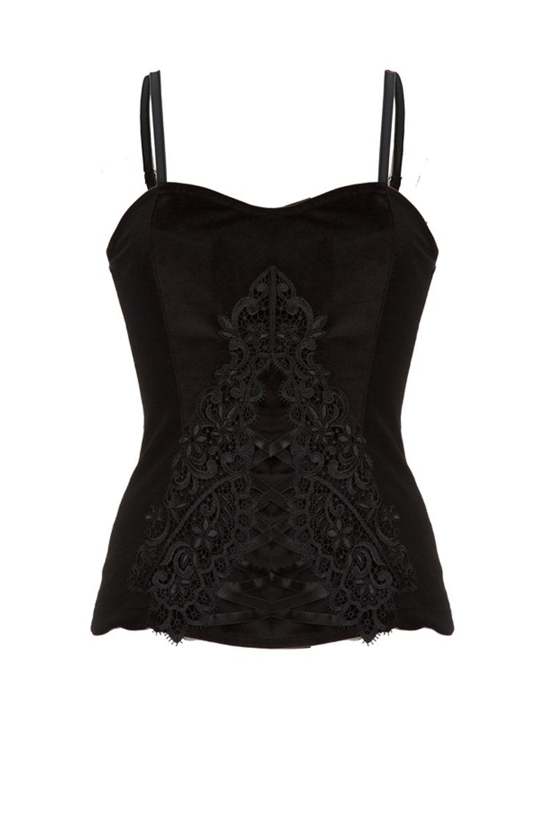 695 01 Corset Top - Wool Silk