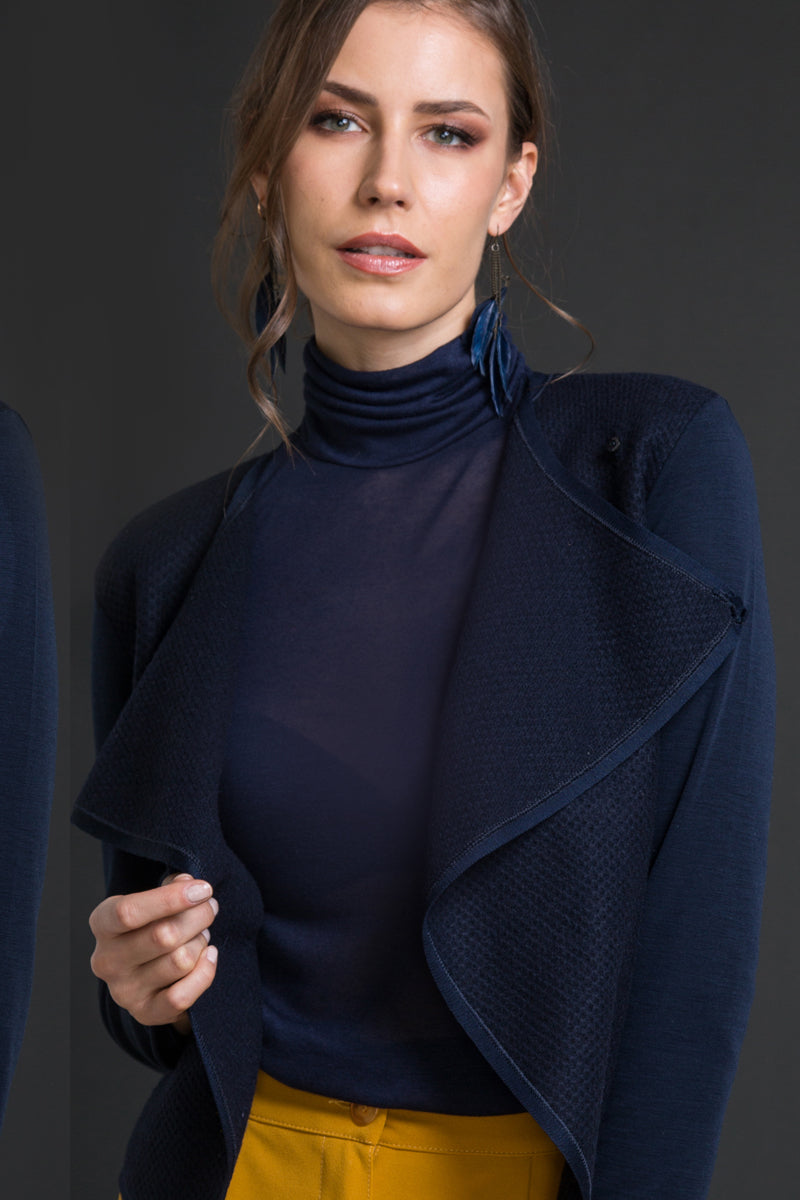 769 04 Long-sleeved turtleneck Viscose Cashmere 