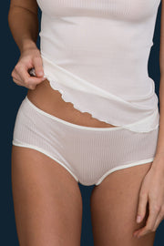 Culotte da donna 909 in 100%seta - Bordo raso e tocco soffice