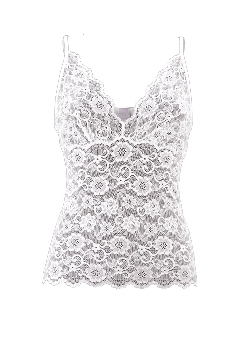 Top canotta in pizzo 