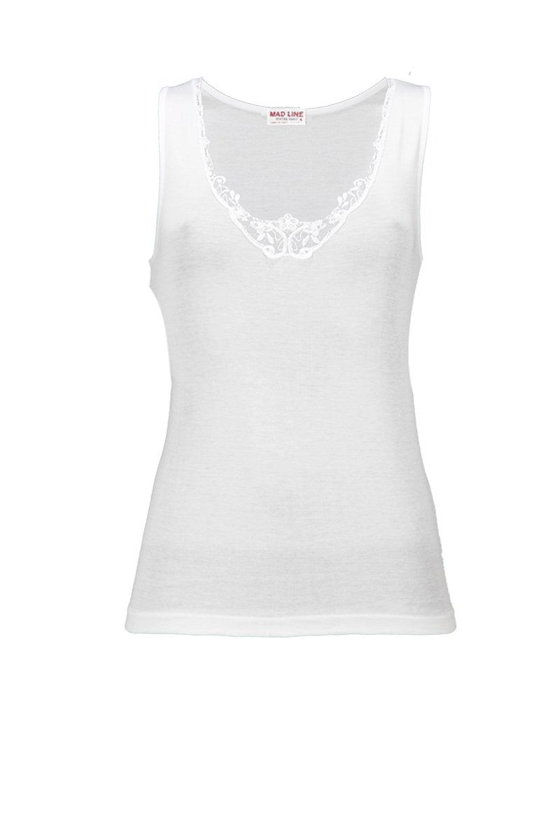 Tris 3610 Sleeveless - Gauzed Cotton with insert