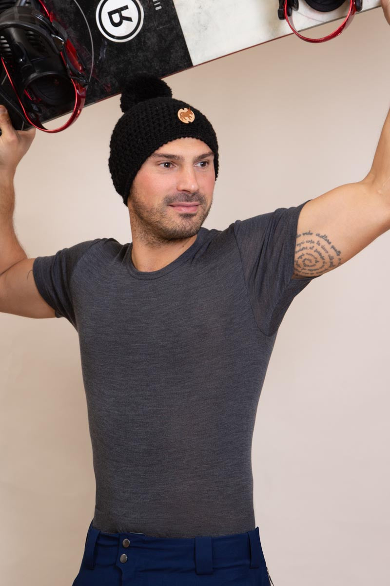 Alghero Short Sleeve Sportswear- Wool Silk