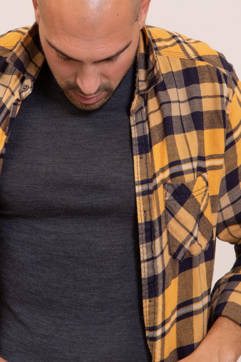 Alghero Short Sleeve Sportswear- Wool Silk