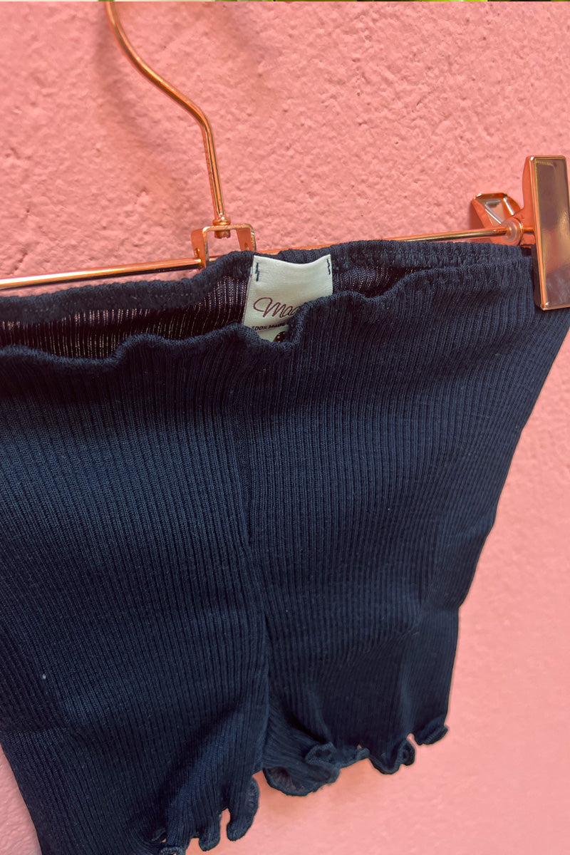 Amelie Short - Ribbed Wool Silk