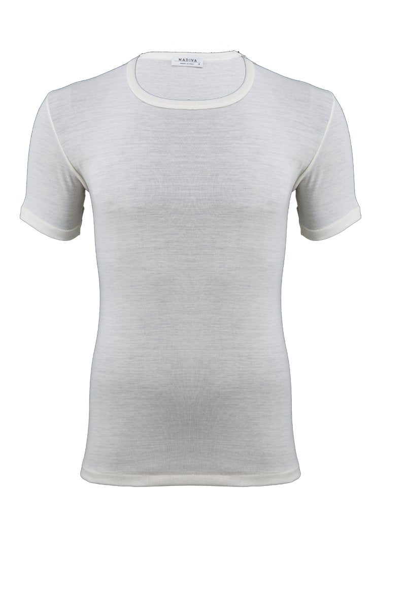 Ancona Short Sleeve- Tubolar Wool Silk Cotton