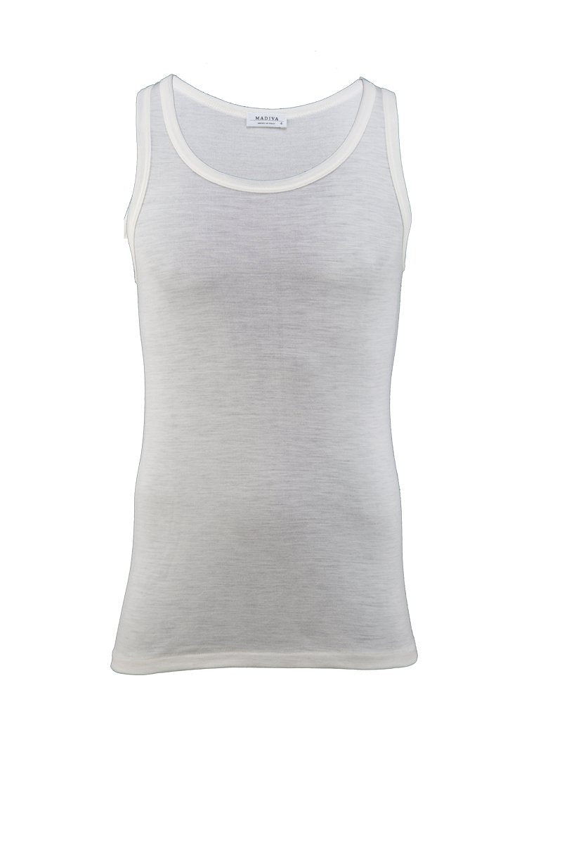 Asti Sleeveless - Tubolar Wool Silk Cotton