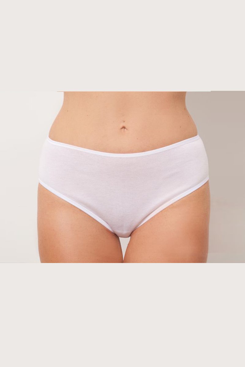 Slip fianco alto in cotone filoscozia