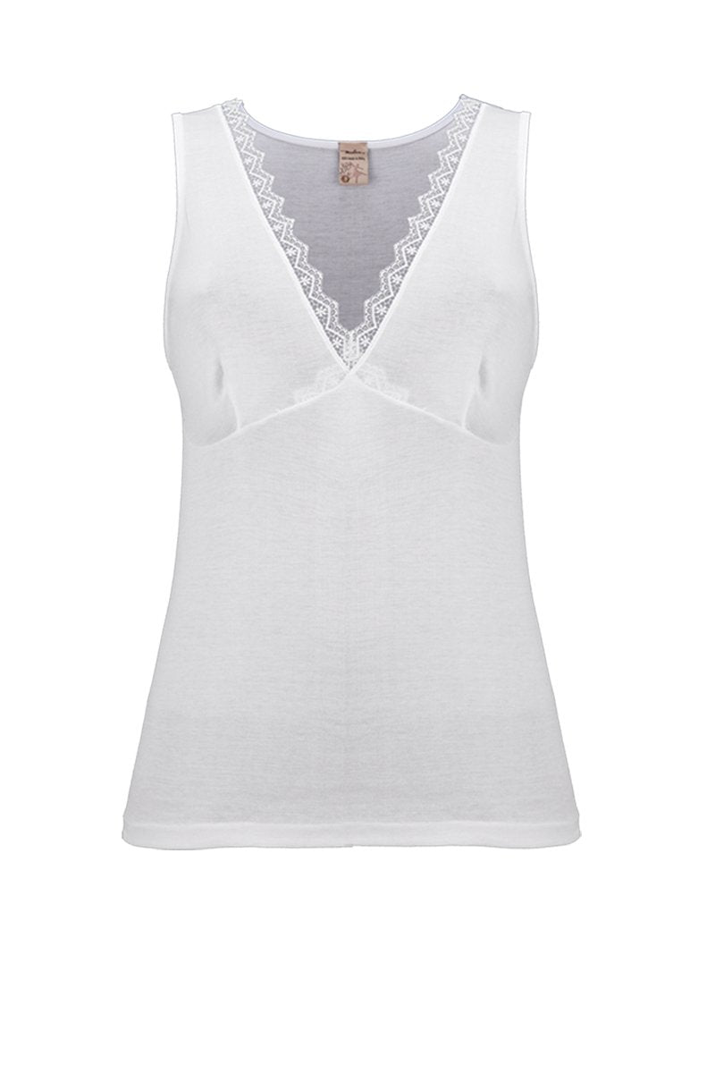 Top reggiseno in cotone filoscozia