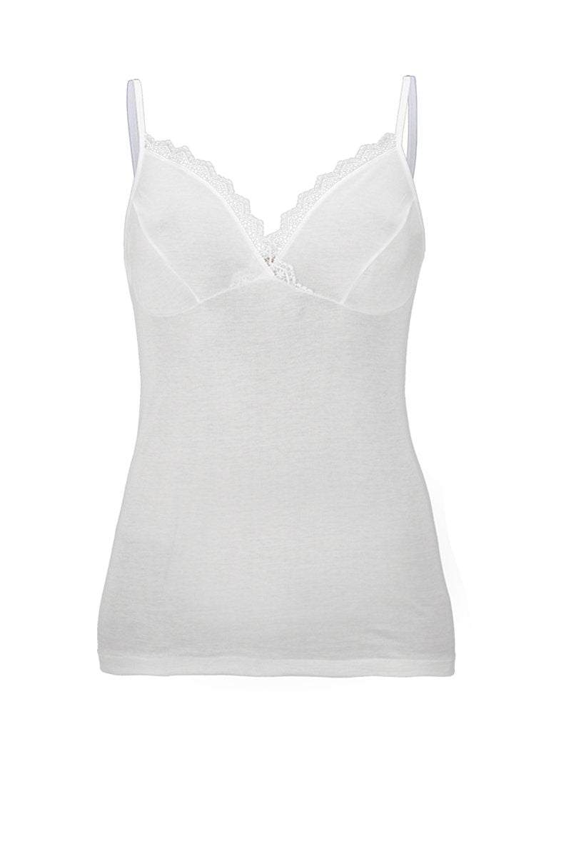 Top reggiseno in cotone filoscozia