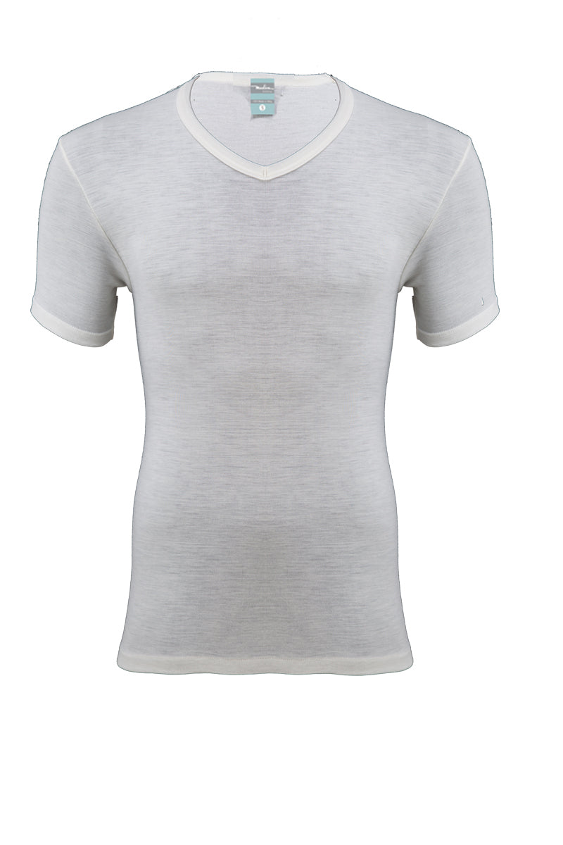 Domenico T-shirt - Outside: 60% wool 40% acrylic Inside: 100% cotton