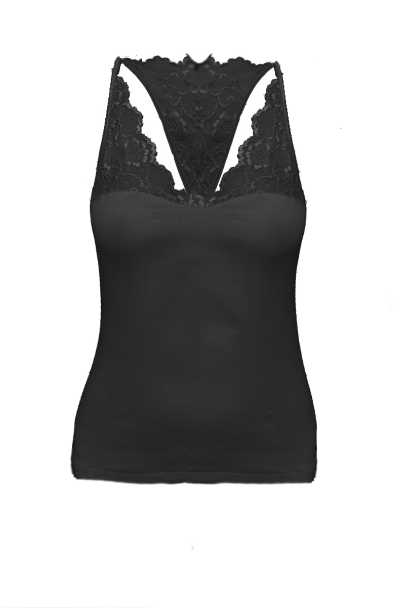 Gemma Camisole - Filoscozia® Cotton + Lace