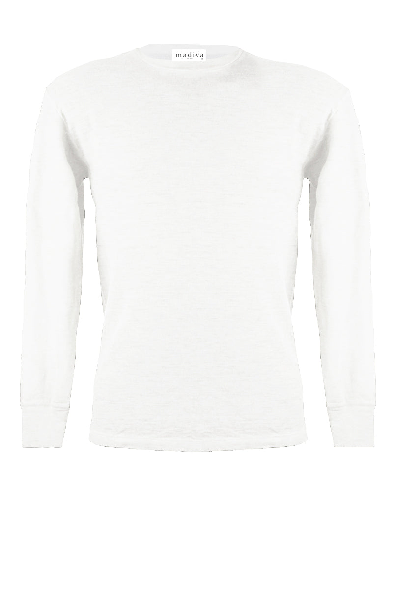 Maglia da uomo Renato in cotone - Manica lunga e girocollo