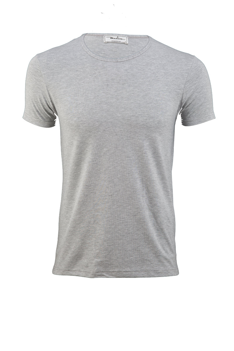 Sidney Short Sleeve Roundneck - Stretch Cotton