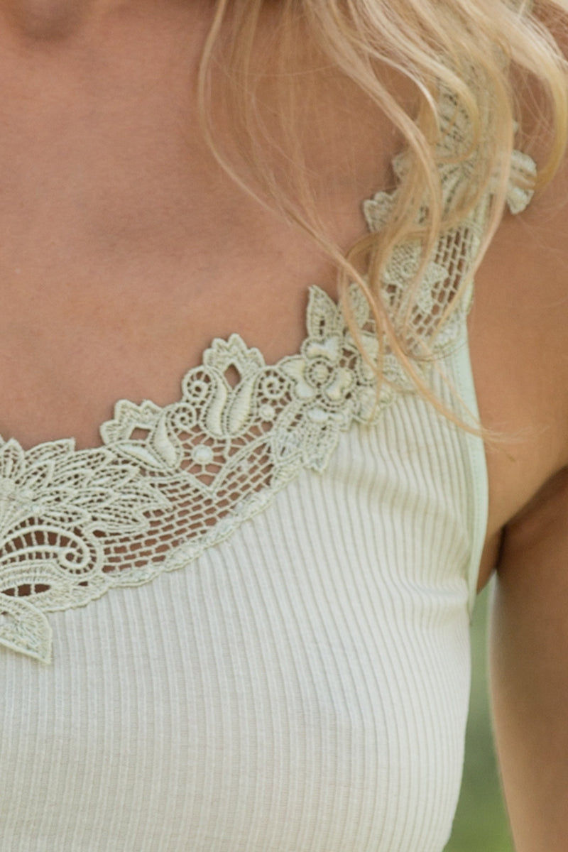 Lulù Sleeveless -100% Filoscozia® Cotton with macramé